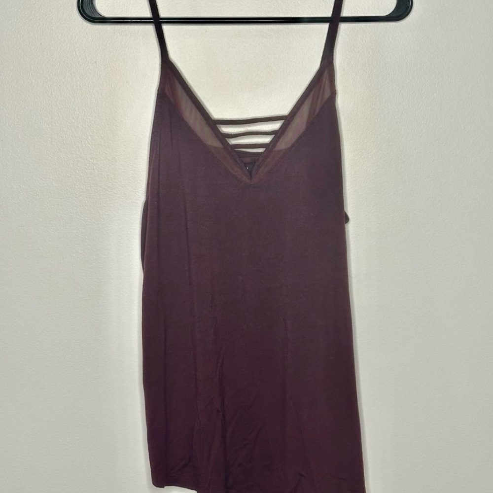 American Eagle Maroon Tank Top